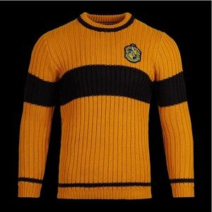 NWT Hufflepuff Quidditch Sweater